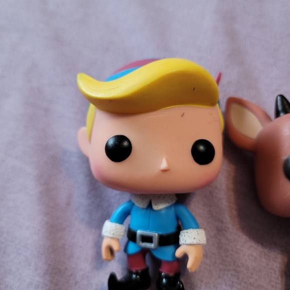 Rudolph Red Nose Reindeer Funko Pop set of 4 characters - Picture 2 of 7